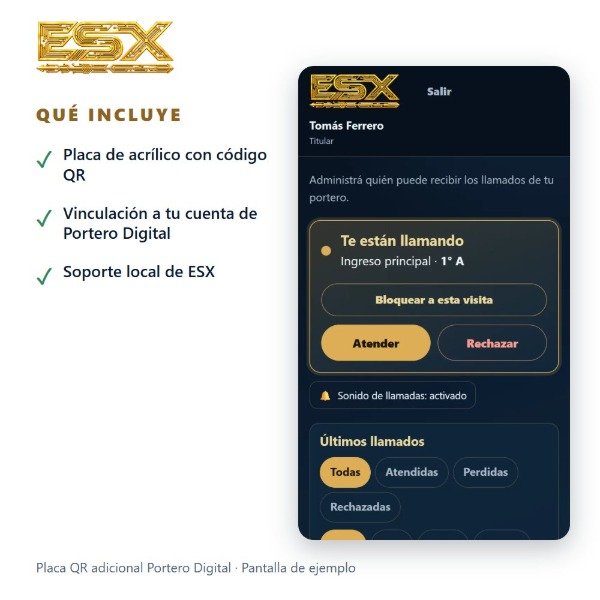Producto - Placa QR adicional Portero Digital - 2