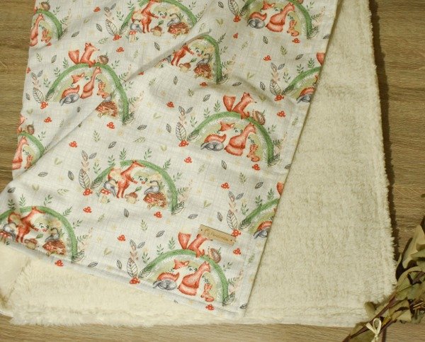 Producto - Manta Funcional Premium: Gabardina + Corderito
