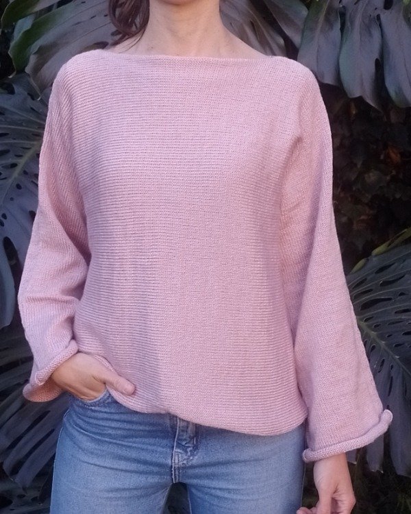 Producto - Sweater rosa viejo (Talle L)