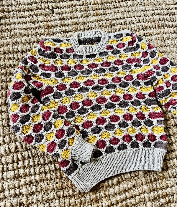 Sweater Panal Azulino — imagen 5