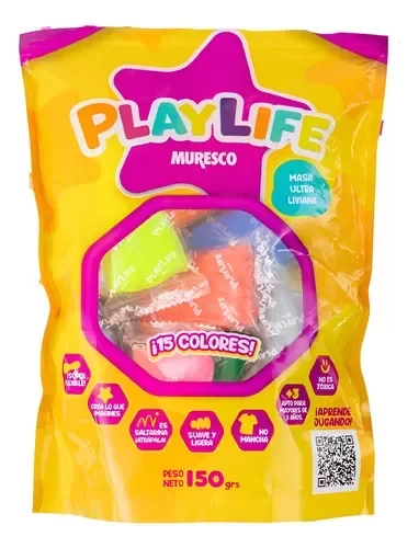 Producto - MASA PLAYLIFE MURESCO 10gr x 15 Unidades