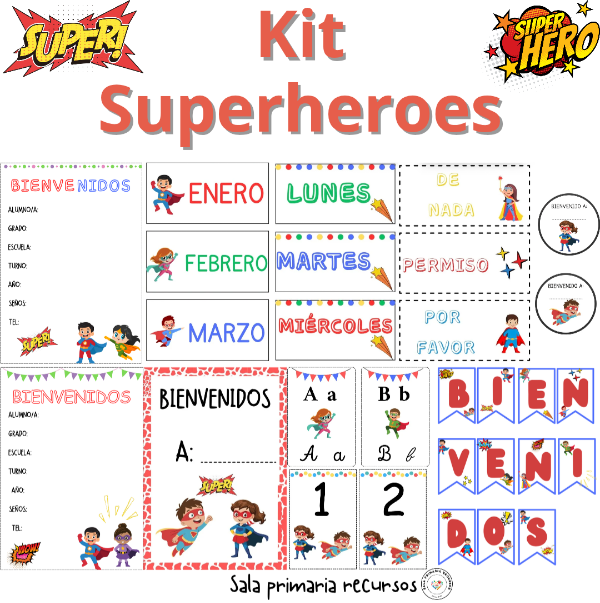 Producto - Superhéroes