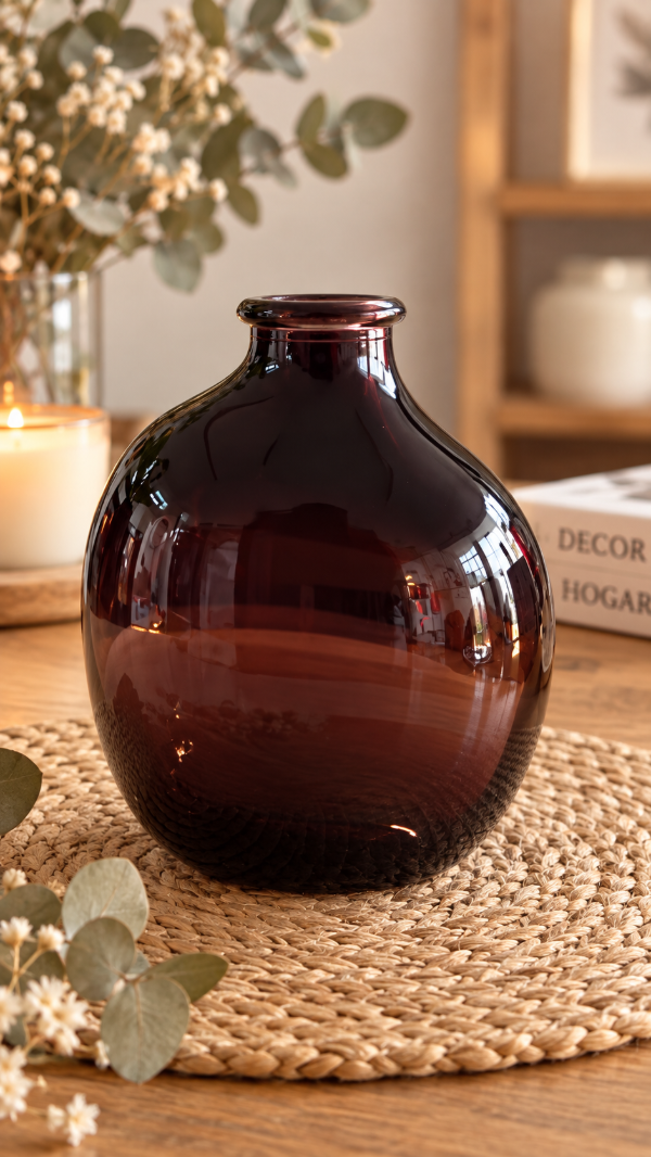 Producto - Florero mediano vidrio Vino