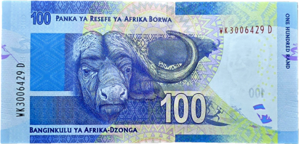 Producto - Sudafrica 100 Rand (2016) Nelson Mandela / Búfalo Pick.141 Unc - 1
