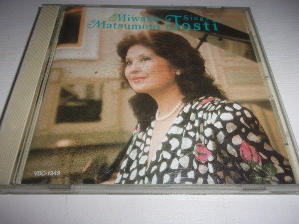 Producto - CD MIWAKO MATSUMOTO SINGS TOSTI JAPAN 44B