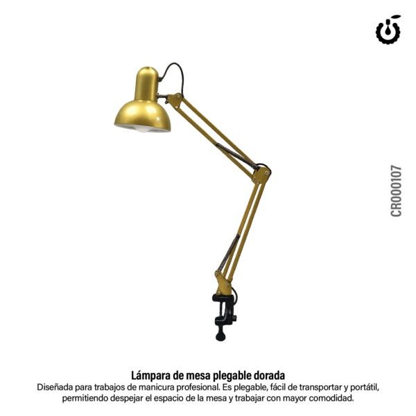 Producto - Lampara De Escritorio Plegable dorada (CR000107) ch-101 CHERIMOYA - ILU-0001 - 0
