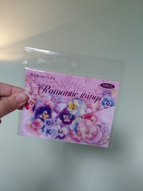 Producto - Packs de stickers en PET - Surtidos de colores (rosa)