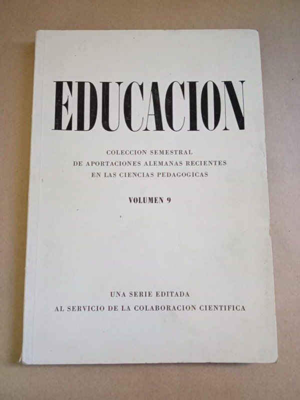 Producto - Educación #9 - Autores varios - Inst. de colaboración científica Tübingen 1974
