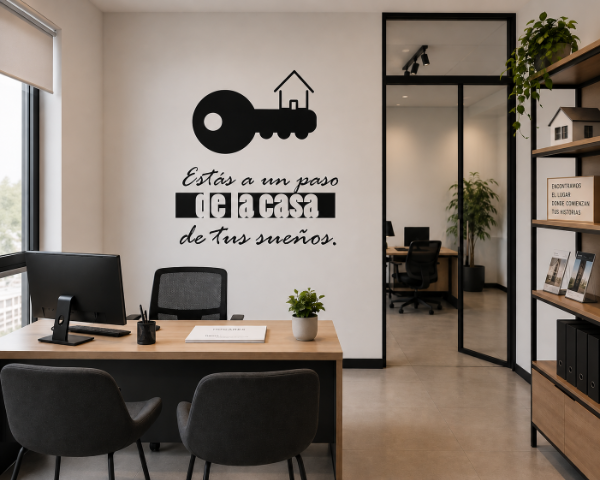 Producto - Vinilo Oficina INMOBILIARIA CASA SUEÑOS