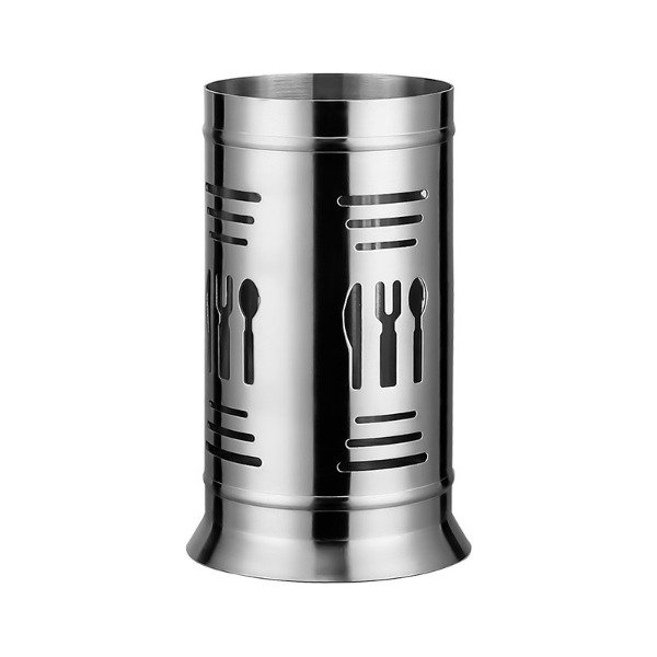 Producto - Porta Utensilio acero con base c/cub calados