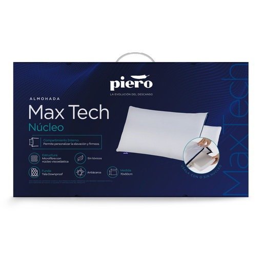 Producto - Almohada Piero Max Tech Núcleo 70x50 - 0