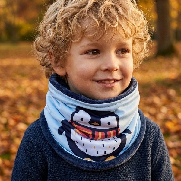 Producto - Cuellito polar de Otto el pingüino. Talle 2. 4 a 8 años.