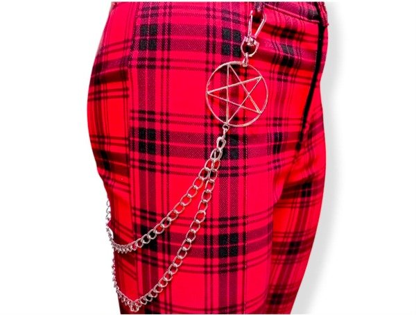 Producto - cadena pantalon pentagrama