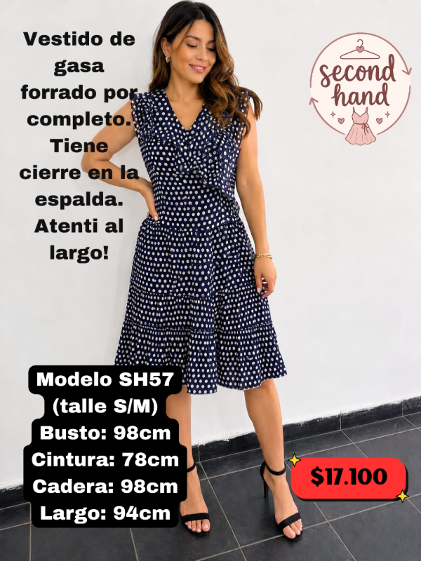Producto - Vestido SECOND HAND (Art. SH57) TALLE M/L