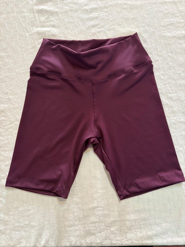 Producto - Conjunto de lycra top y biker VIOLETA vino - 2