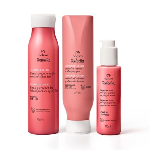 Producto - Kit Frambuesa y Jojoba: shampoo + acondicionador + leave in - 0