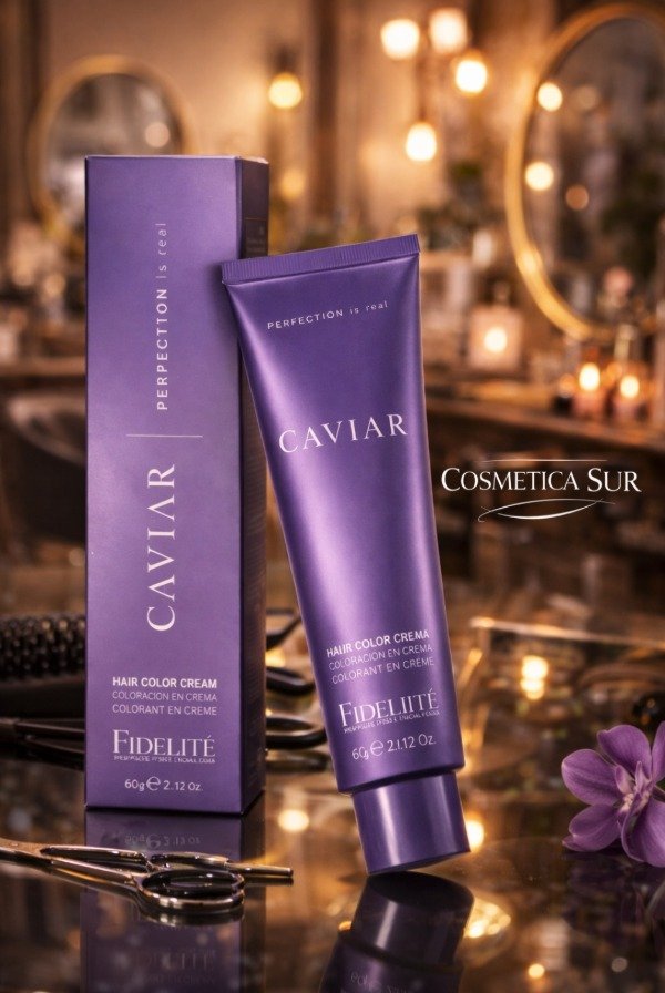 Producto - tintura en crema caviar fidelite x 60 grs