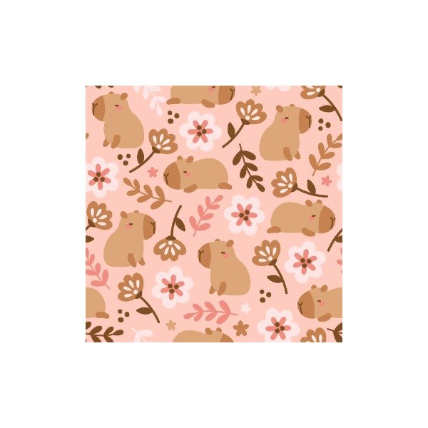Producto - CAPIBARA FONDO ROSA SIMIL ALTA DENSIDAD