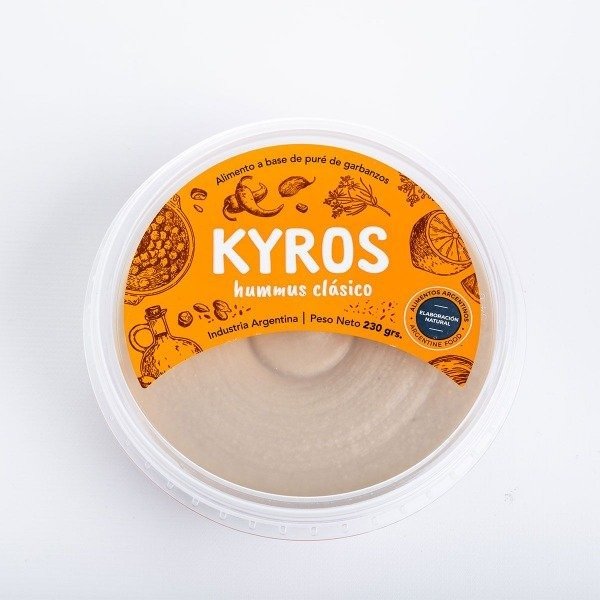 Producto - Hummus x 230g sabor Clasico APTO KOSHER - Kyros