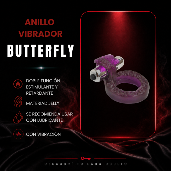 Producto - BUTTERFLY - Anillo vibrador