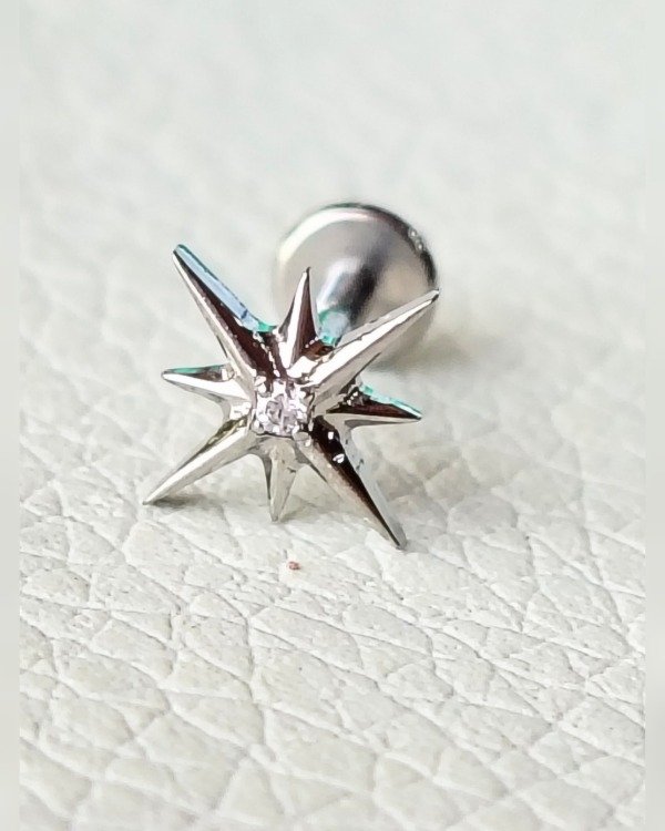 Producto - Labret. Estrella Con Strass. TC
