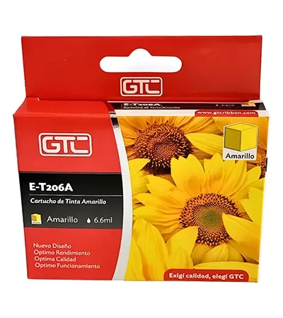 Producto - Cartucho Tinta Alternativo GTC EPSON 206 PACK X  4 colores - 4