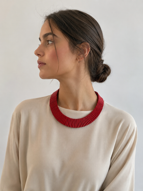Producto - Collar Plissé Oro - 1