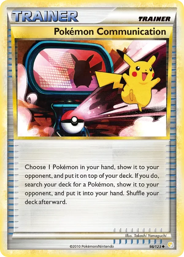 Producto - Pokemon Communication 98/123 HeartGold and SoulSilver: Base Set