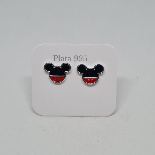 Producto - Aros mickey plata