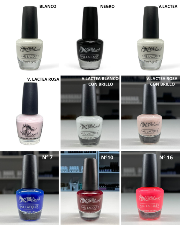 Producto - Esmaltes Tradicionales - Angela Bresciano 15ml