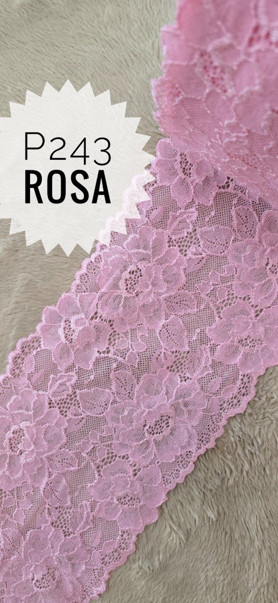 Producto - P243 PUNTILLA ROSA 17 cm