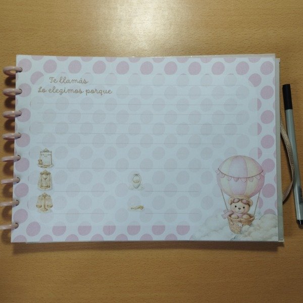 Producto - Contame Mis Primeros Pasos Rosa Personalizado - 3 al cubo - 3