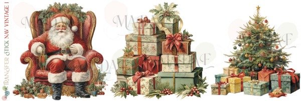 Producto - TRANSFER STICK NAVIDAD VINTAGE 01