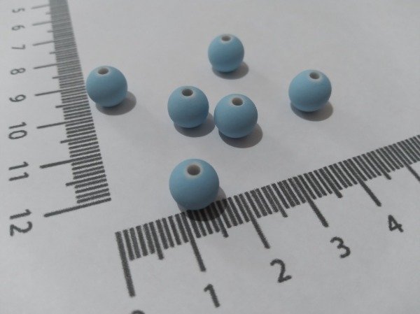 Producto - Bolitas engomadas celeste 8mm