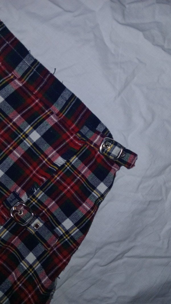 Producto - Vintage Tartan Royal Stewart flannel skirt. - 1