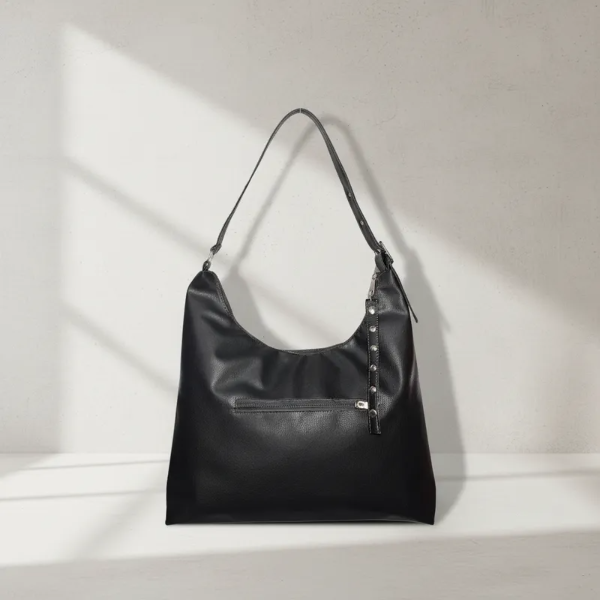 Producto - Cartera Hobo Eco Cuero Mujer Negra