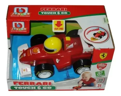 Producto - No Funciona!! Ferrari F1 Burago Junior Motorizado Con Sonido
