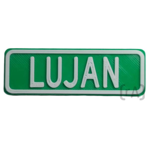 Producto - Iman Cartel Verde Lujan