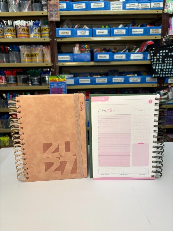 Producto - Agenda Diaria c/espiral R6 10x15cm  - "Talbot" - 3