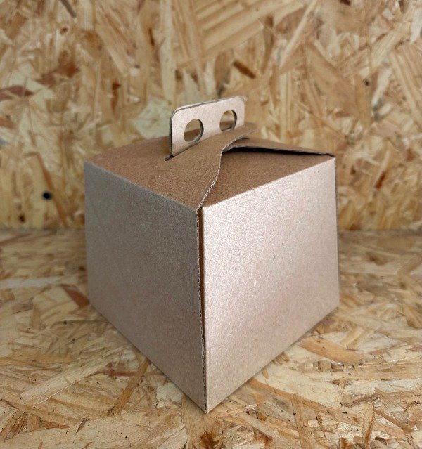 Producto - MALETIN TORTA MINI KRAFT -COD.1611 medida 12X10X12