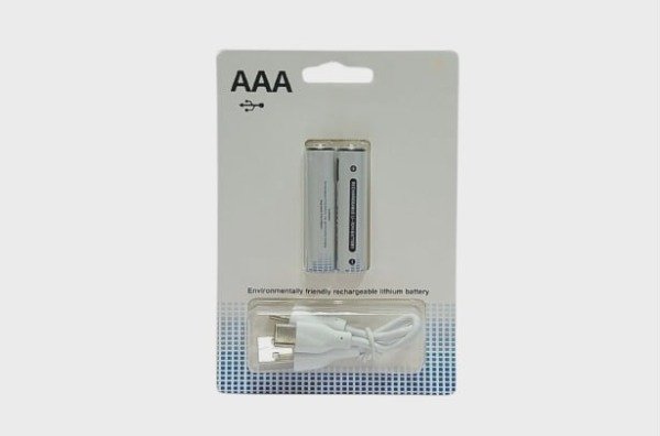Producto - Pilas AAA RECARGABLES (Con salida C para recargarse)