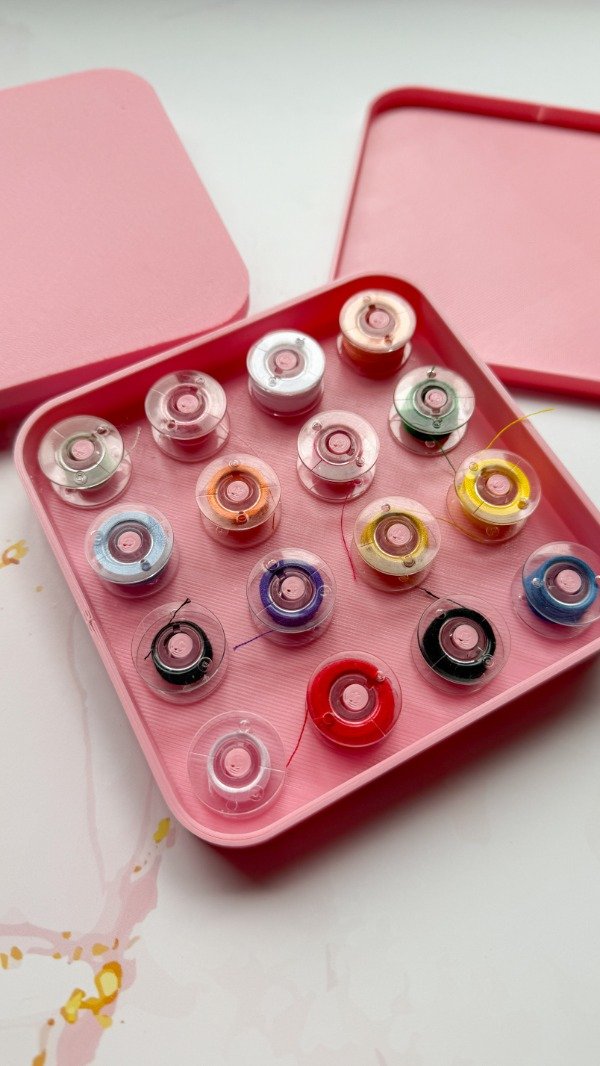 Producto - Organizador de bobinas rosa