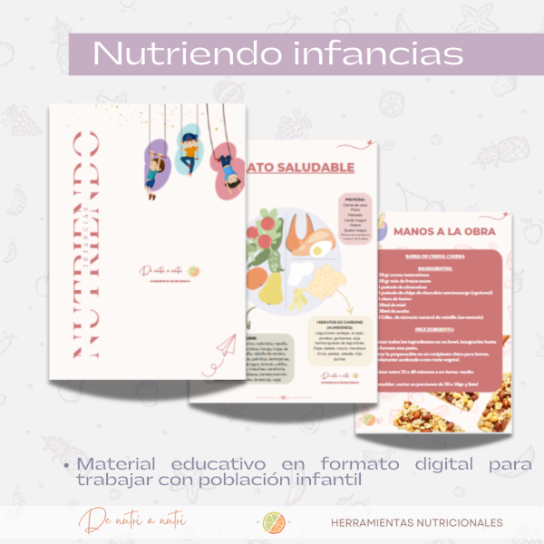 Producto - Material educativo digital "Nutriendo infancias"