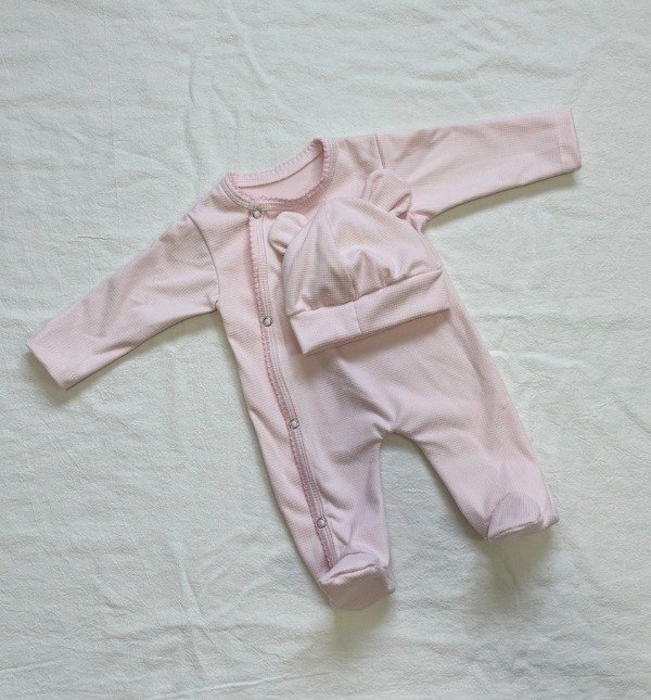 Producto - Enterito Cuadrille Rosa