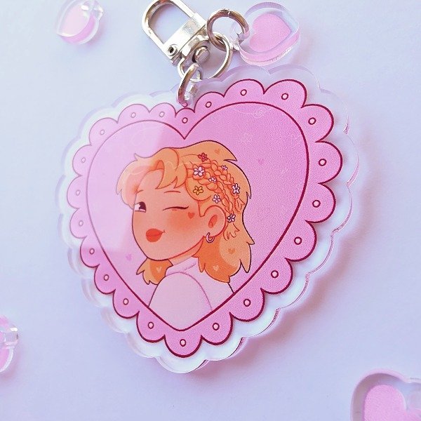 Producto - Llavero acrílico - Jimin Trenzas! - 1