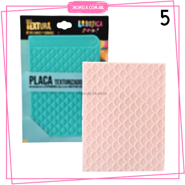 Producto - Placa Texturizadora Escamas MODELO 5 La Botica