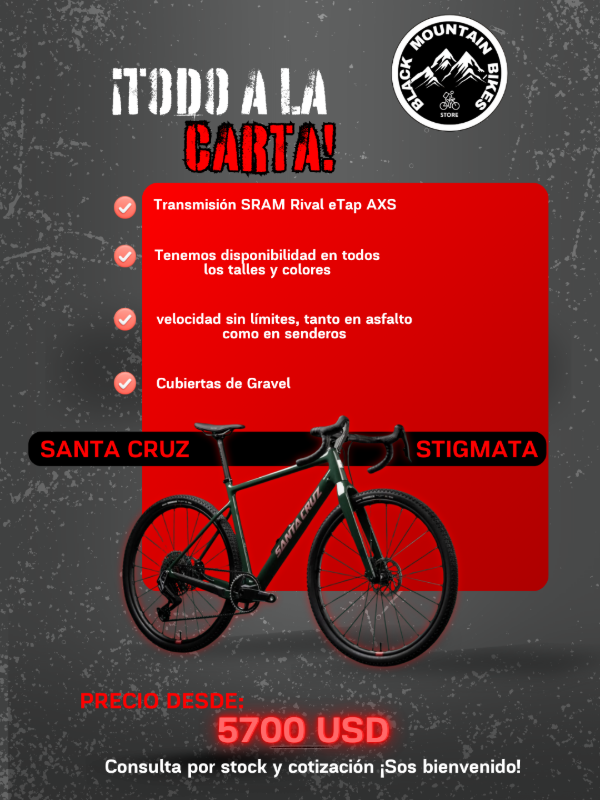 Producto - SANTA CRUZ STIGMATA - Armados Personalizados / Todos los Talles