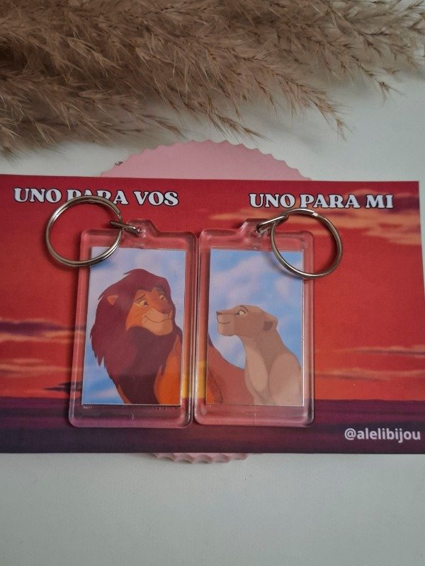 Producto - Llaveros Nala y Simba