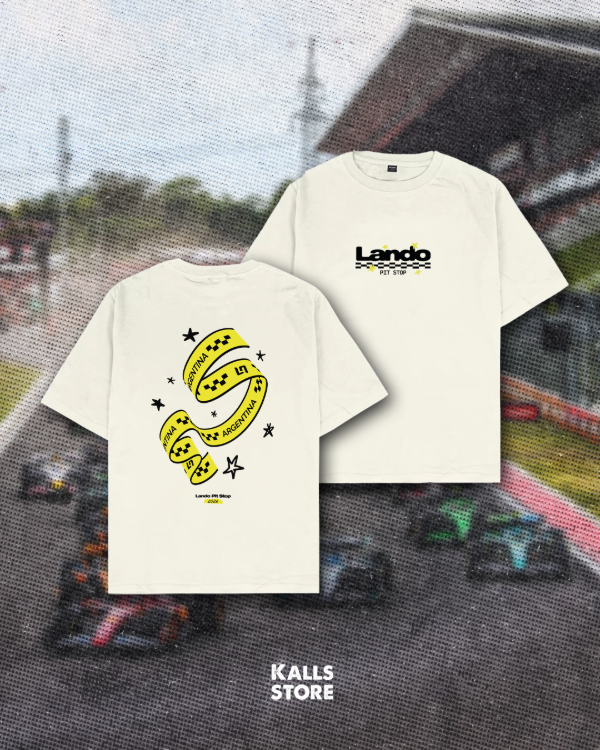 Producto - Remera oversize Lando Norris x Pit stop