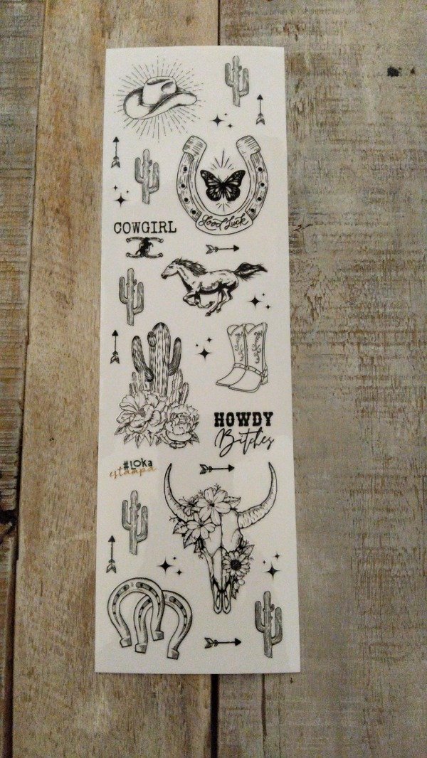 Producto - UV Tiras 8x28cm Cowboy
